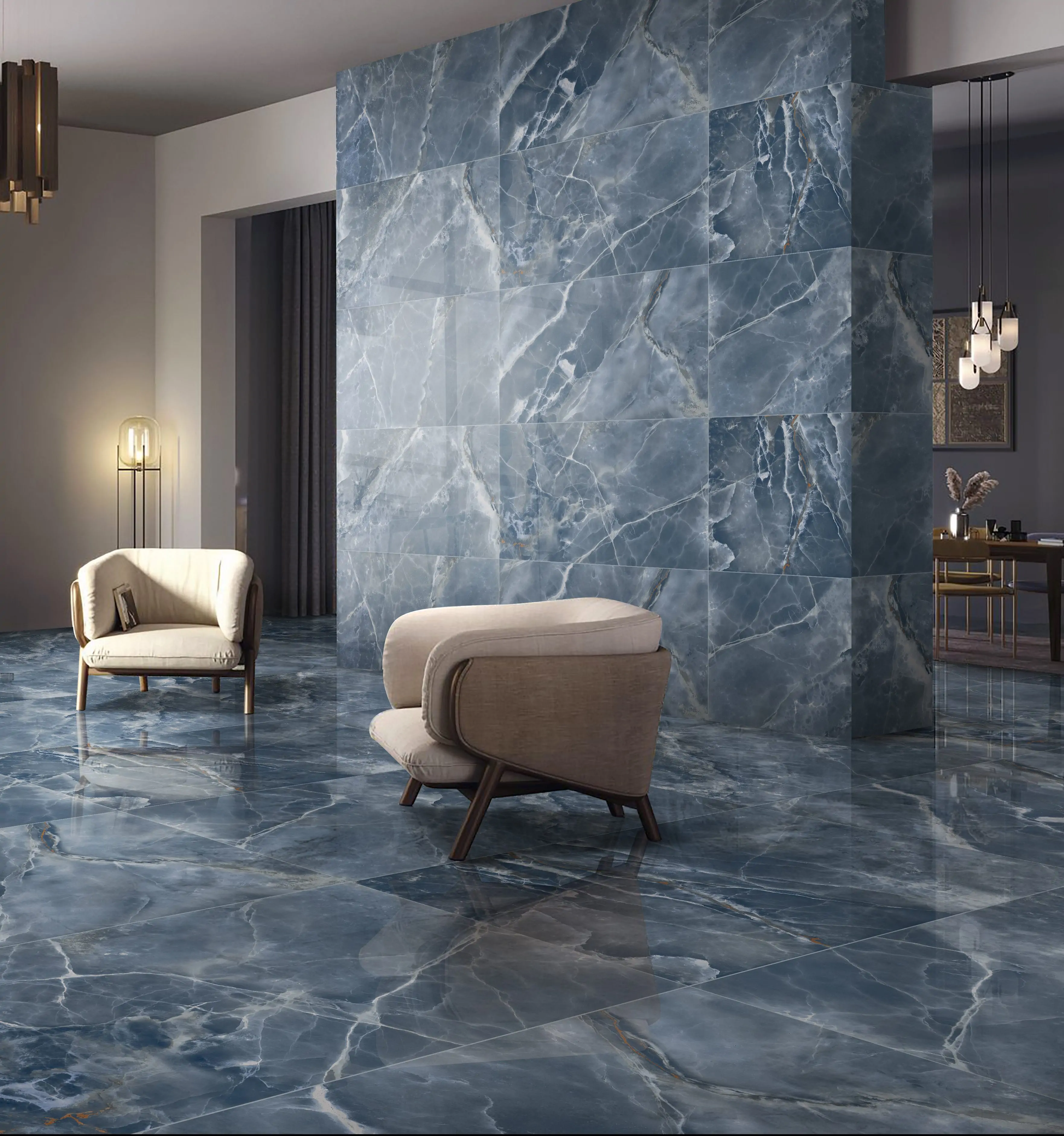 Glossy Marble Look 60X120 Full Body Polished Porcelain Living Room Floor Tiles  Design - China Glazed Tile, Tile | Made-in-China.com